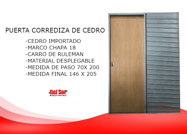 Corrediza de Cedro - Imagen 2